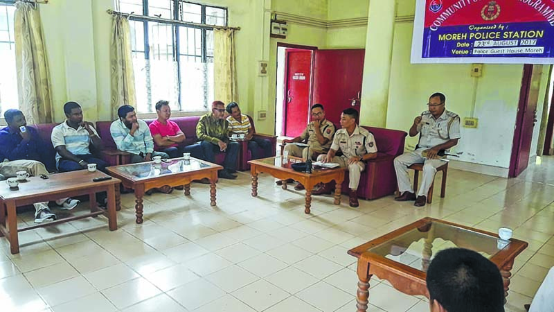 Police-community liason meeting conducted, garbage piling inspected