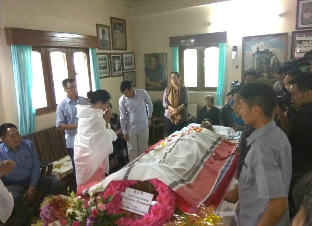 State mourns demise of Indian Oldest Parliamentarian Rishang Keishing