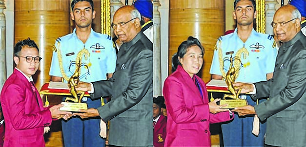 Manipur Olympic Association congratulates Arjuna Awardees Devendro and Bembem 