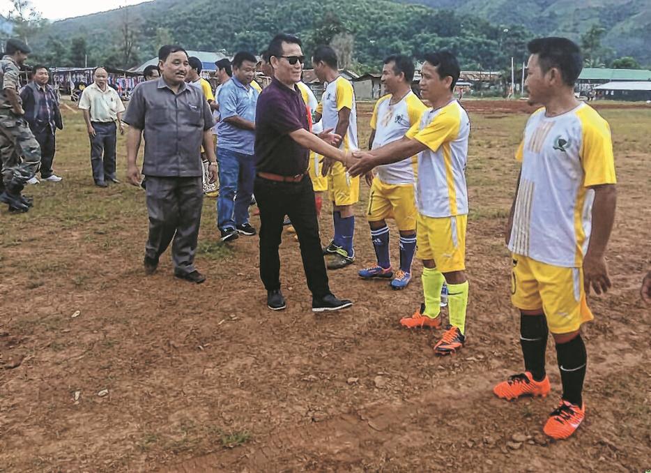 Sports Minister promises playground to Kpi villages