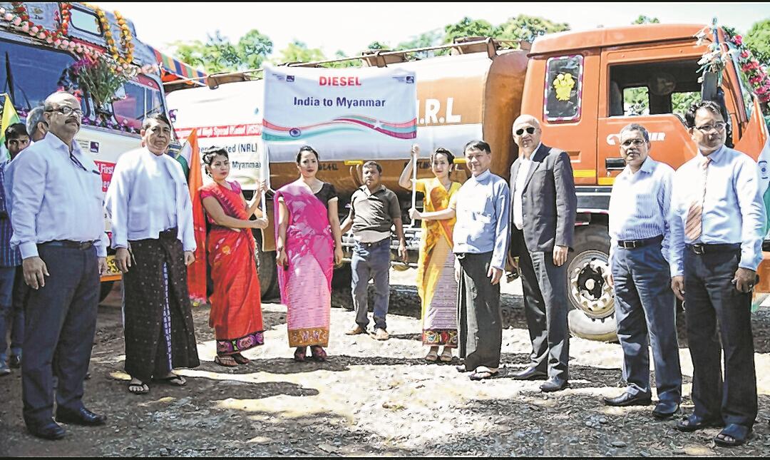 India presents diesel to Myanmar