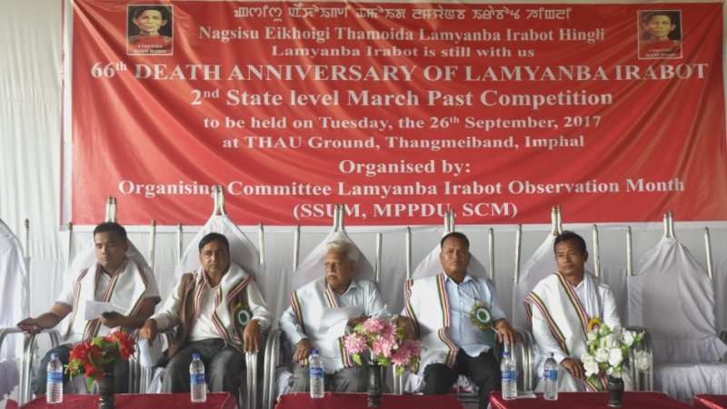 Fitting tribute paid to Hijam Irabot on 66th Death Anniversary