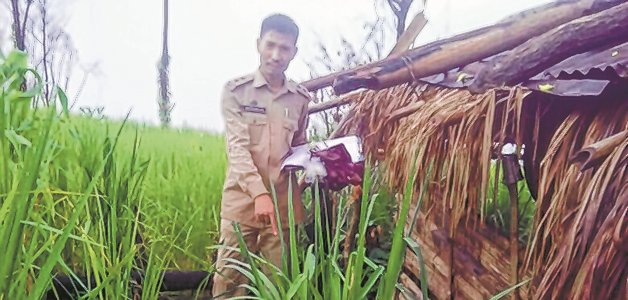 UGs slain at Makan village identified Slain cadres' bodies brought to Kasom Khullen