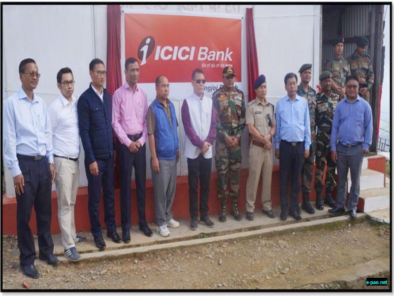 Inauguration of ICICI bank branch at Joupi, Chandel district