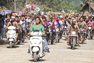 Centenary celebration of Anglo-Kuki War : Twilang take out motor rally on WWII route