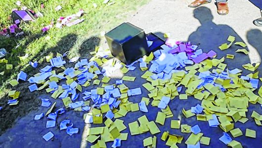 5th General Panchayat election Ballot boxes confiscated, re-poll likely in some PSs