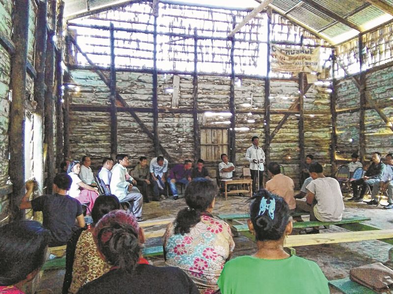 Public meet for creation of Sagang sub-division