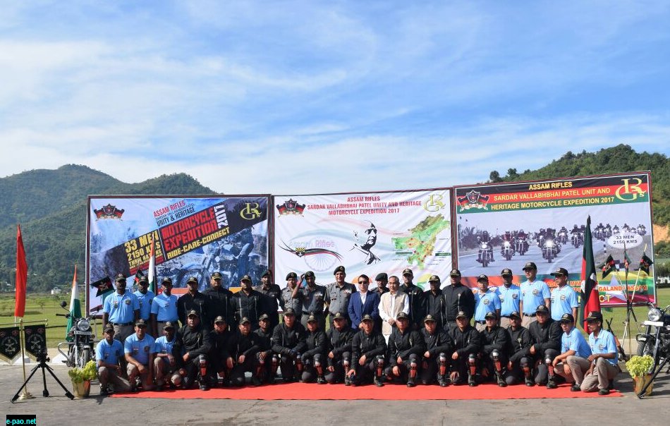 Assam Rifles Sardar Vallabhbhai Patel Unity & Heritage Motorcycle Expedition