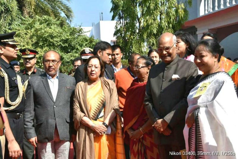 President Ram Nath Kovind pays homage to Subash Chandra Bose at INA, Moirang
