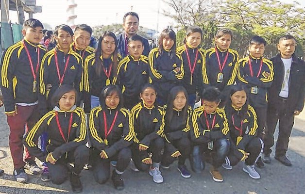 CT Higher Secondary football team leave Imphal