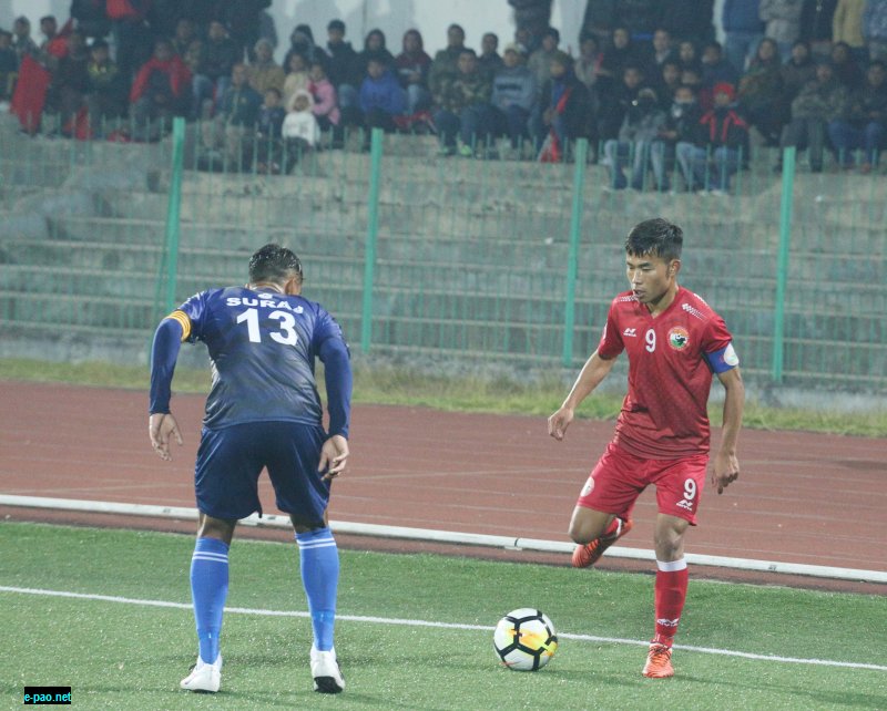 Captain Samuela (Shillong Lajong) in action at home game