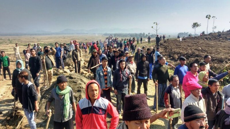 Tension runs high between villagers of Senjam Chirang and Haraorok