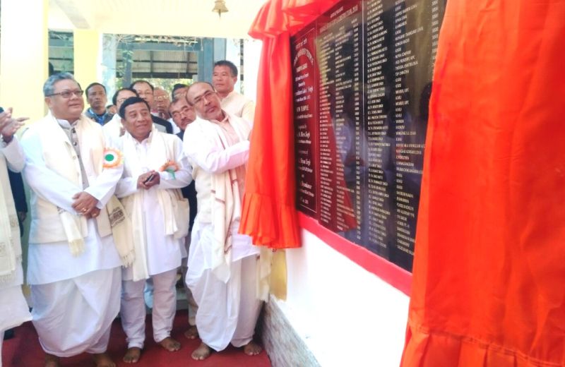 Chief Minister assures to develop five pilgrim sites in Yairipok area as tourist spot