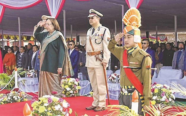 State joins Republic Day celebration, eleven cops honoured with medals