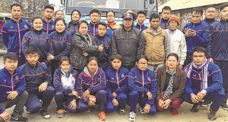 State powerlifting team leave Imphal