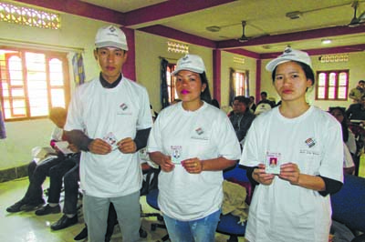 National Voters' Day observed at three districts