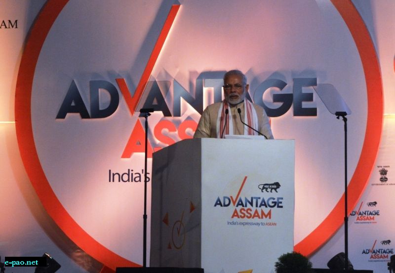Prime Minister of India, Narendra Modi at  'Advantage Assam - Global Investors' Summit, 2018'