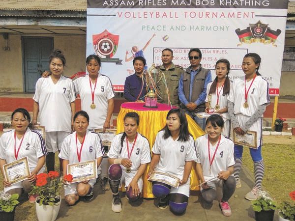 6th Bob Khathing Sports Week Evergreen FC clinch volleyball title