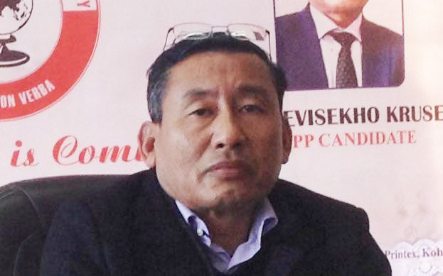 NDPP candidate of 8 Western Angami Assembly Constituency, Er Kevisokho Kruse