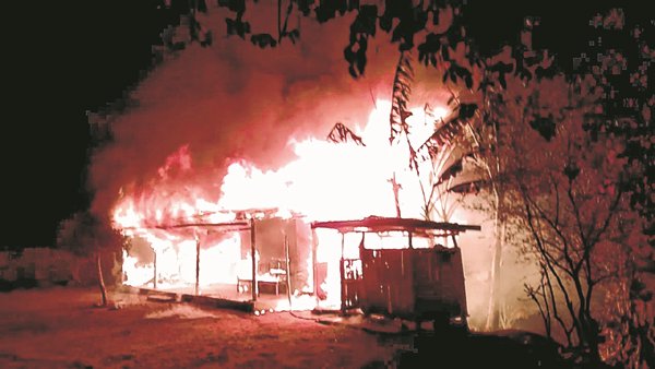 Another inferno razes down house