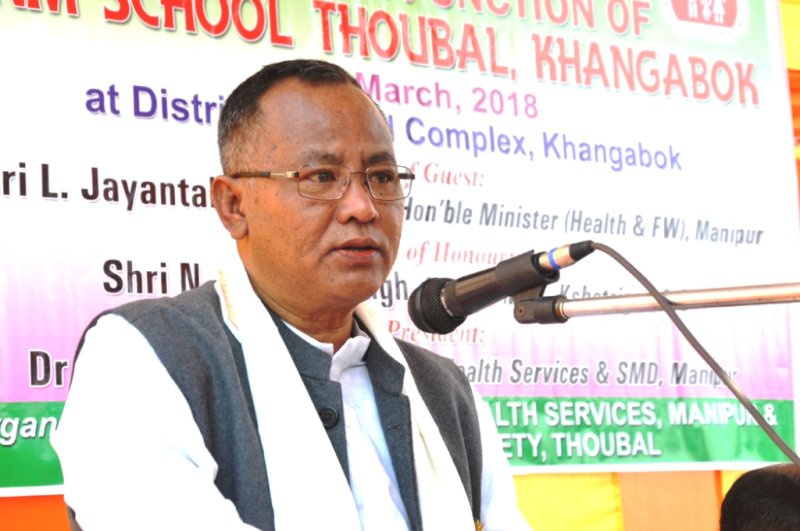 Health Minister Jayantakumar dedicates GNM school, Thoubal to the public