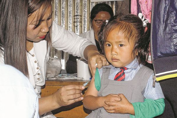 MR Vaccination Campaign launched across districts, total elimination by 2020