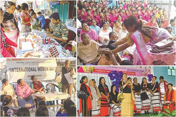 Outstanding girl students, women honoured on International Women's Day celebration at different districts
