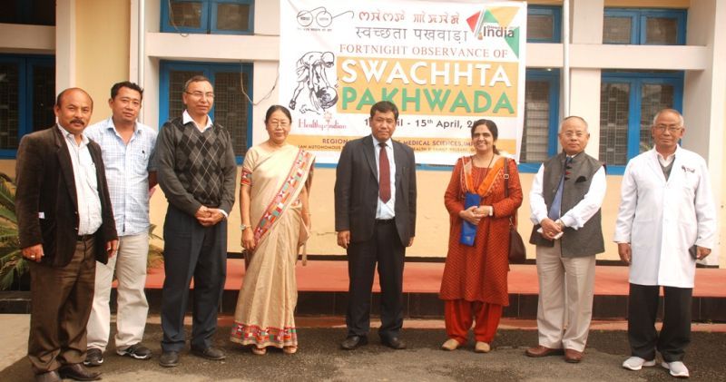 Preeti Nath inspects Swachhta Pakhwada activities in RIMS