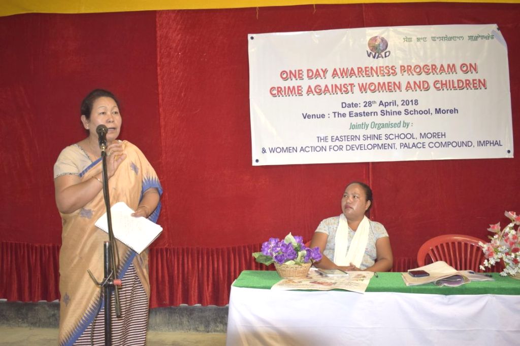  Awareness Program on Crime Against Women & Children held at Moreh on April 28 2018   