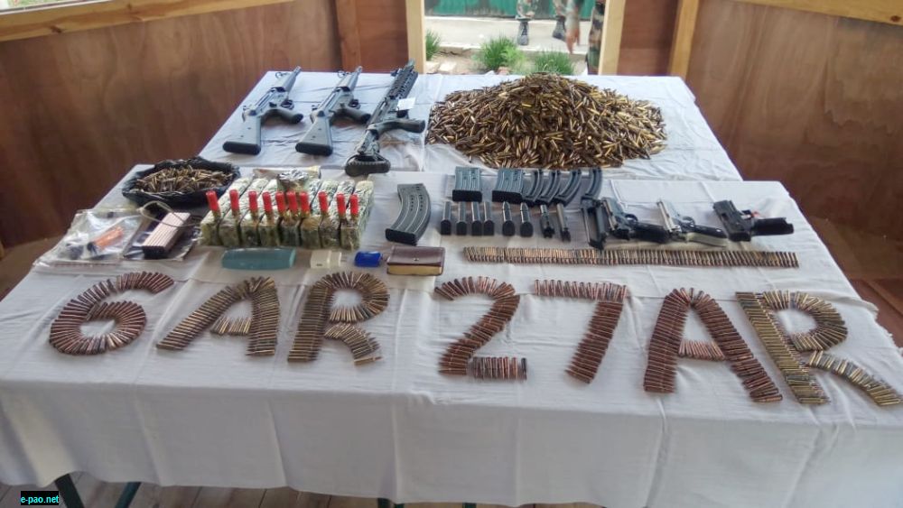 Arms and Ammunition recovered