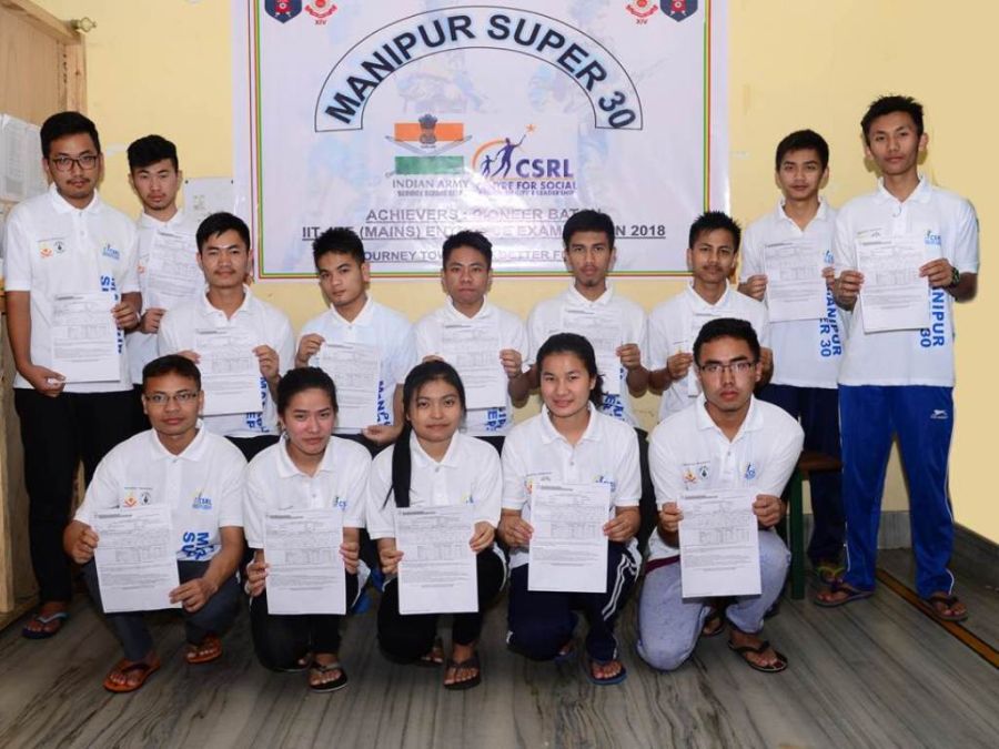 Indian Army 'Manipur Super 30' 16 out of 18 students clears IIT/JEE Mains