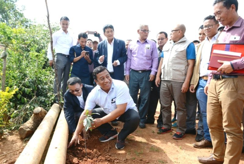 Minister Shyamkumar assures to set up Honey processing unit to be set up in Ningthi Village