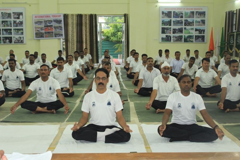 109 Bn CRPF observes International Yoga Day