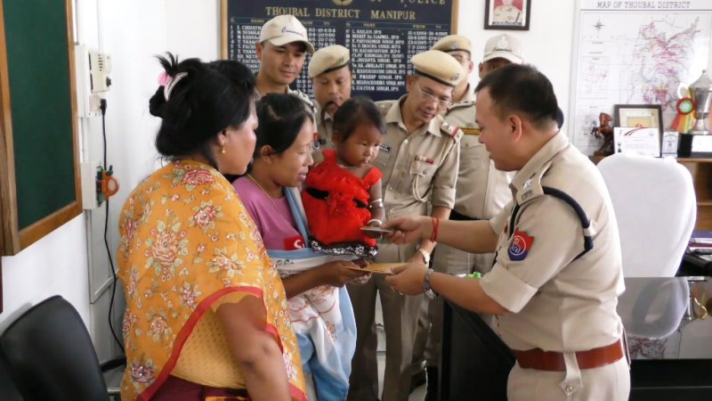Thoubal Police opens Sukanya Samriddhi policy for the daughter of deceased VDF
