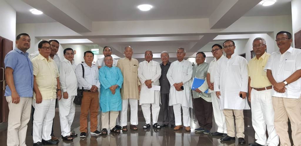 Congress delegation meets central leaders