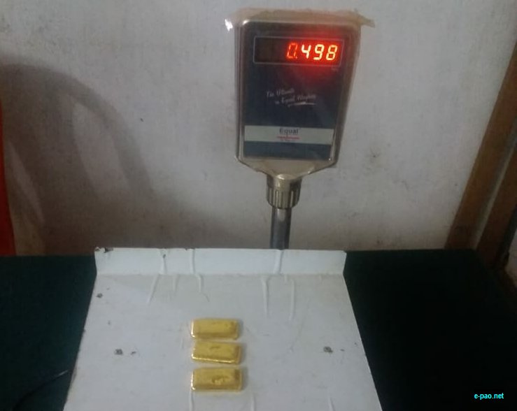 Gold worth 14.94 lakhs seized