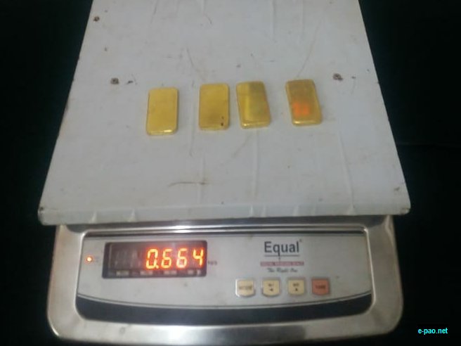 Gold worth Rs 19 lakhs seized