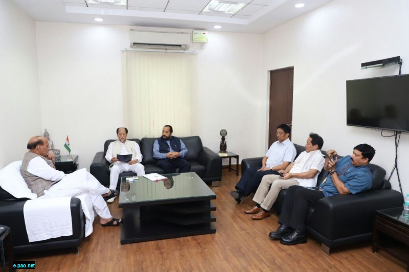 Nagaland Chief Minister calls on central leaders