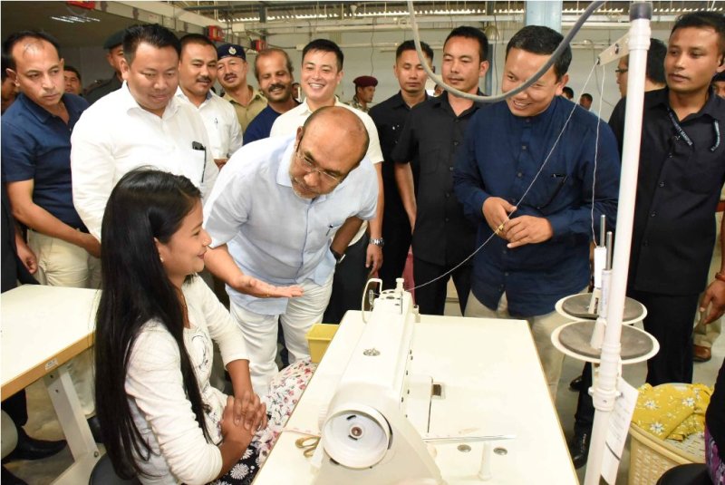 Chief Minister visits new apparel production unit