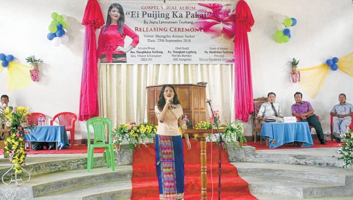 ADC Sadar Hills spokesperson releases Gospel visual album at Saikul Hill Town