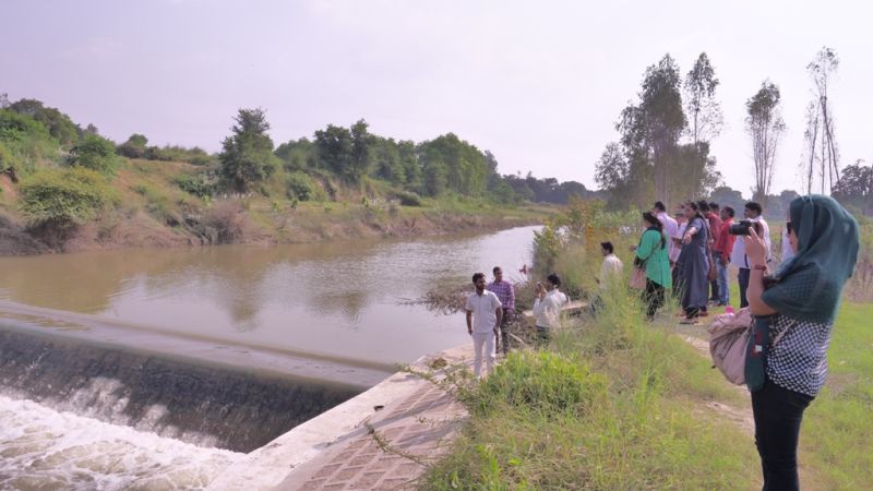 Chain of check dams on tributaries of Gomti river help restoration and provides irrigation in UP