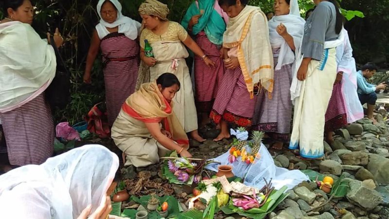 Cleaning the indigenous spirit- Rituals held at the Imphal River Catchment area