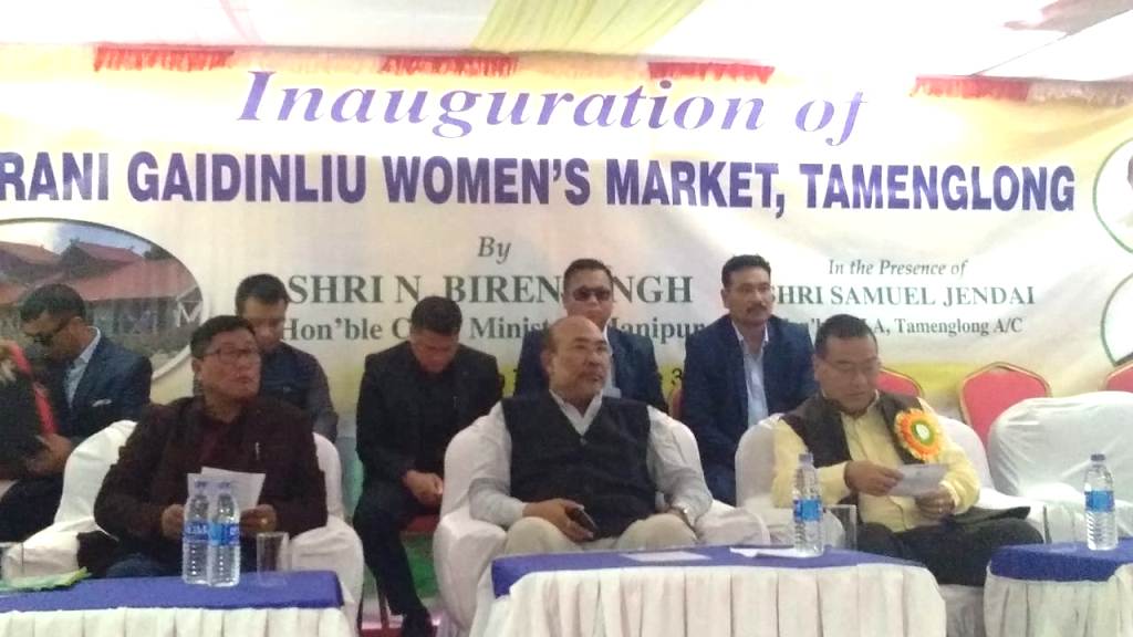 Chief Minister inaugurates women market at Tamenglong and Senapati