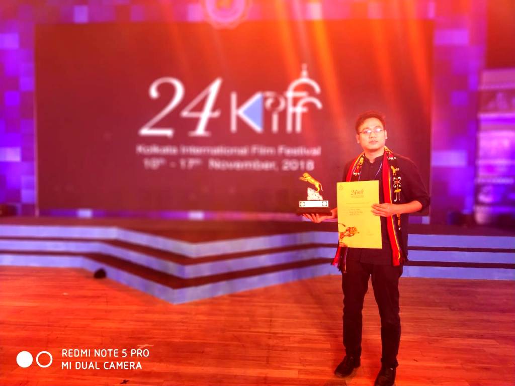 Ashok Veilou from Purul won award in Kolkata film fest 