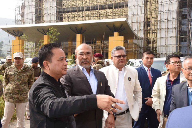 Chief Minister inspects construction work of civil secretariat