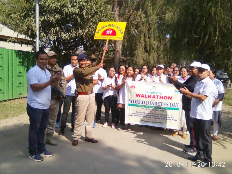 World Diabetes Day observed at Thoubal