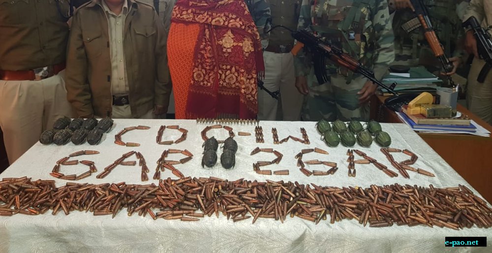Joint team recovers huge quantity of ammunition