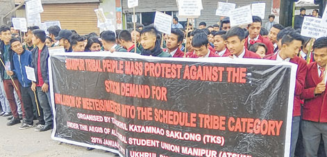 Hills respond to ATSUM call, ST demand protested