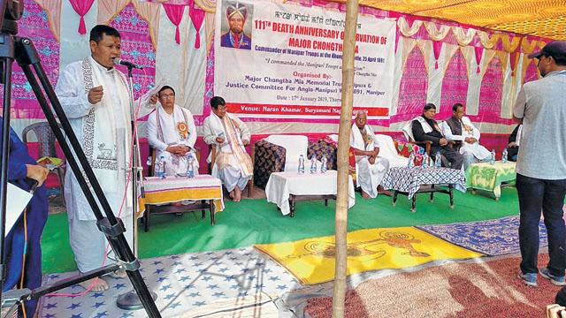 111th death anniversary of martyr Major Chongtha Mia observed at Tripura