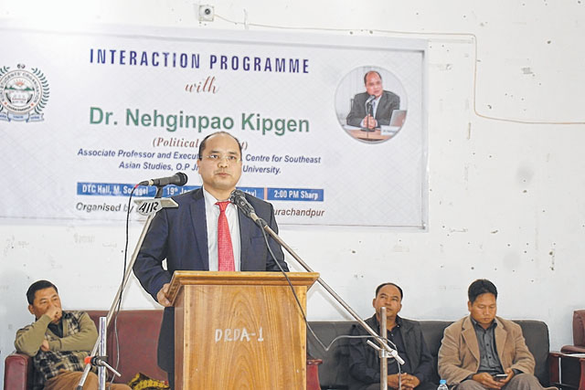 Interaction programme with Dr Nehginpao Kipgen held